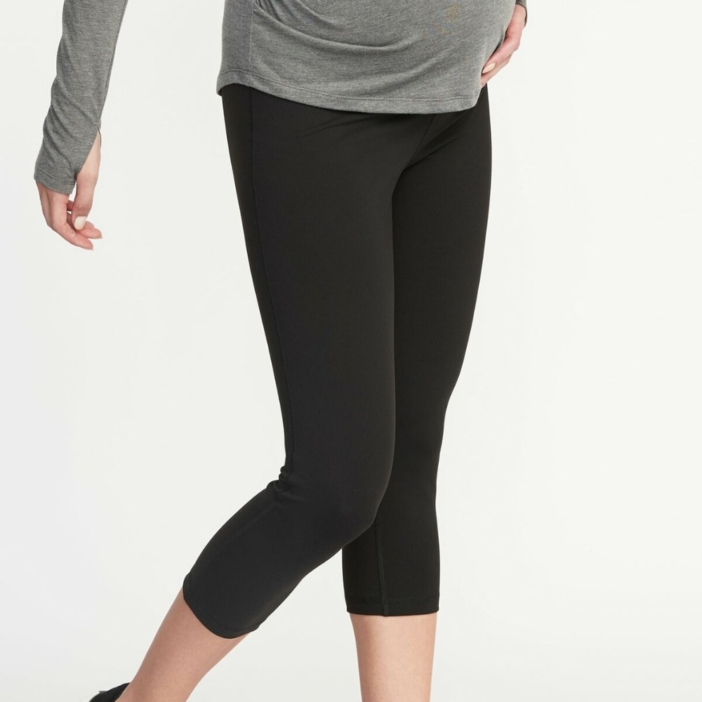 ON Maternity High Rise Compression Crop Leggings